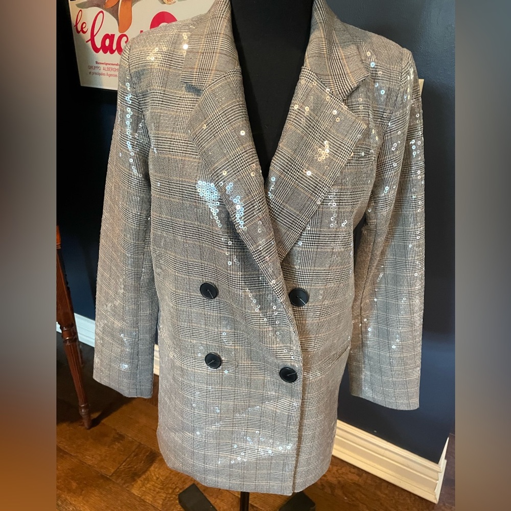Maeve Sequin Blazer w/Matching Shorts
